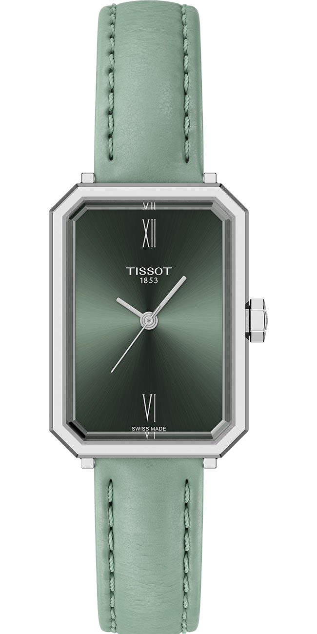 Tissot SRV Quartz Watch 30mm x 21.80mm with Green Dial - T1601101609300
