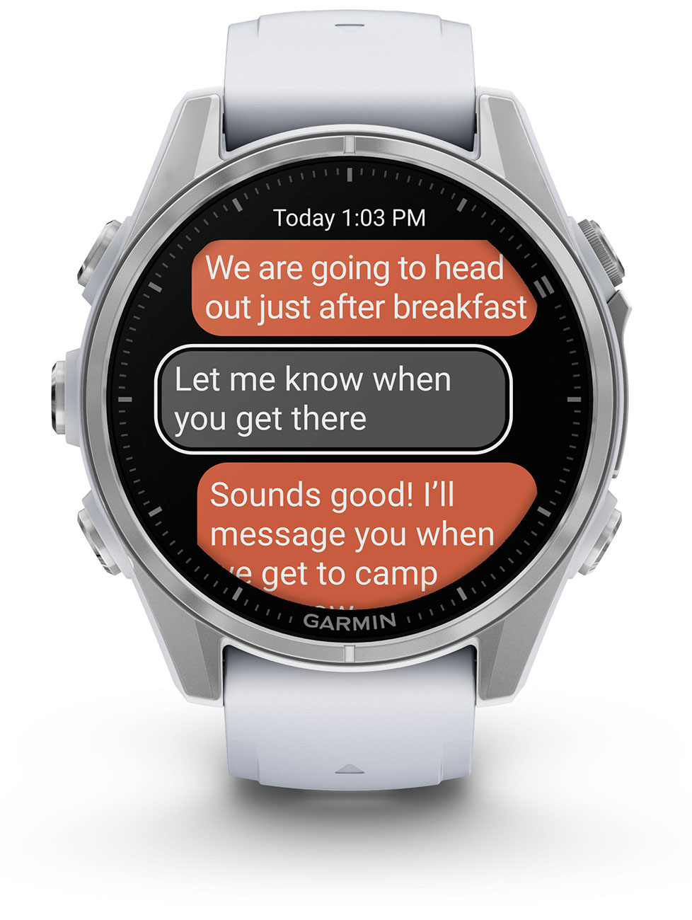 Front View Of The Watch