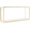 Hooker Furniture Living Room Westwood Console Table in Textured Alabaster Plaster White