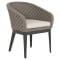 Sunset West Marbella Dining Chair in Graphite | Stone Grey | Echo Ash Sunbrella