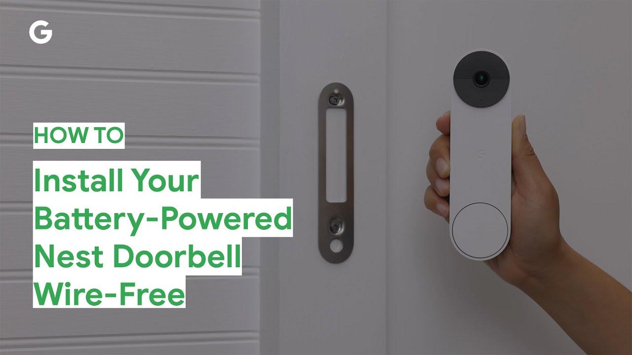 Watch How To Install Your Battery-Powered Nest Doorbell Wire-Free