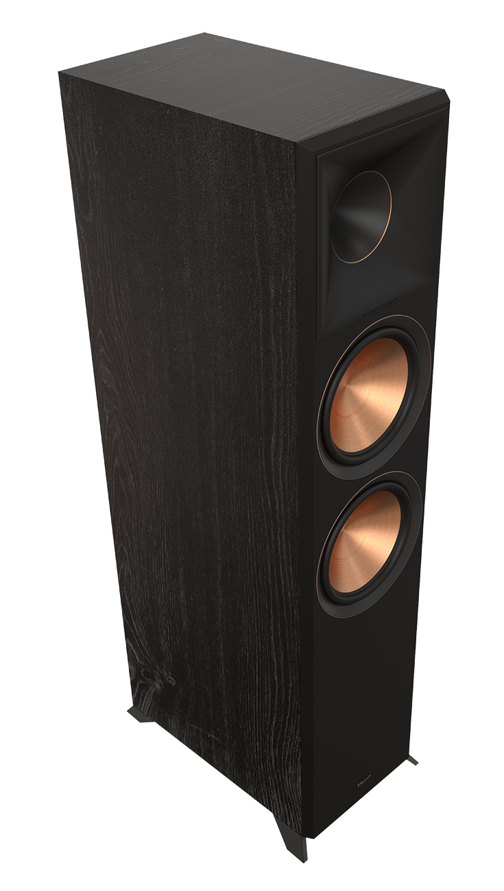 Front Angled View Image of Floorstanding Speaker (Grille Off)