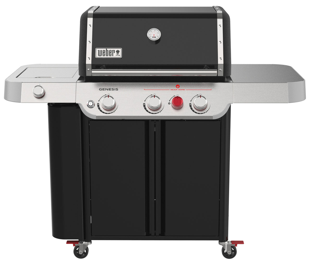 Main Front View of Weber Grill in Black