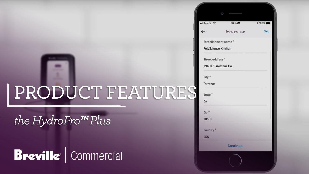 Watch The HydroPro Plus | Using the HACCP Manager App for Sous Vide cooking | Breville Commercial