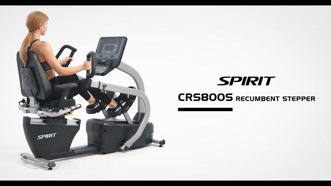Watch Total Body Exercise with the CRS800S Recumbent Stepper by Spirit Fitness
