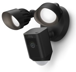 Ring Security Camera Floodlight Cam Wired Plus Black B08F6DWKQP
