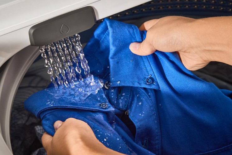 Faucet View of Maytag Washer