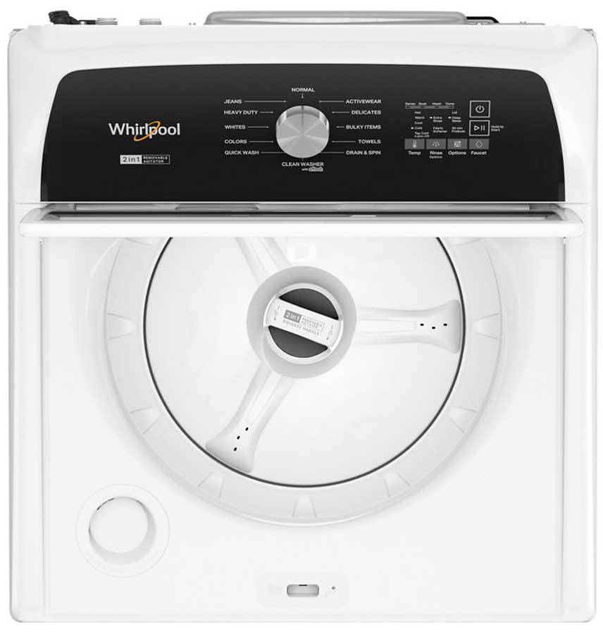 Whirlpool WTW5057LW Top Load Washer With Removable Agitator Abt