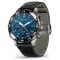 Garmin MARQ Aviator (Gen 3) Modern Tool Smartwatch 47mm in Titanium with Italian Calfskin Leather Deployant Bracelet