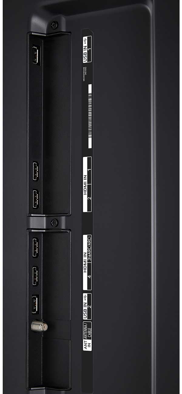 View Of The TV Side Ports