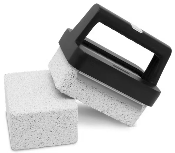 Close-up of cleaning stones.