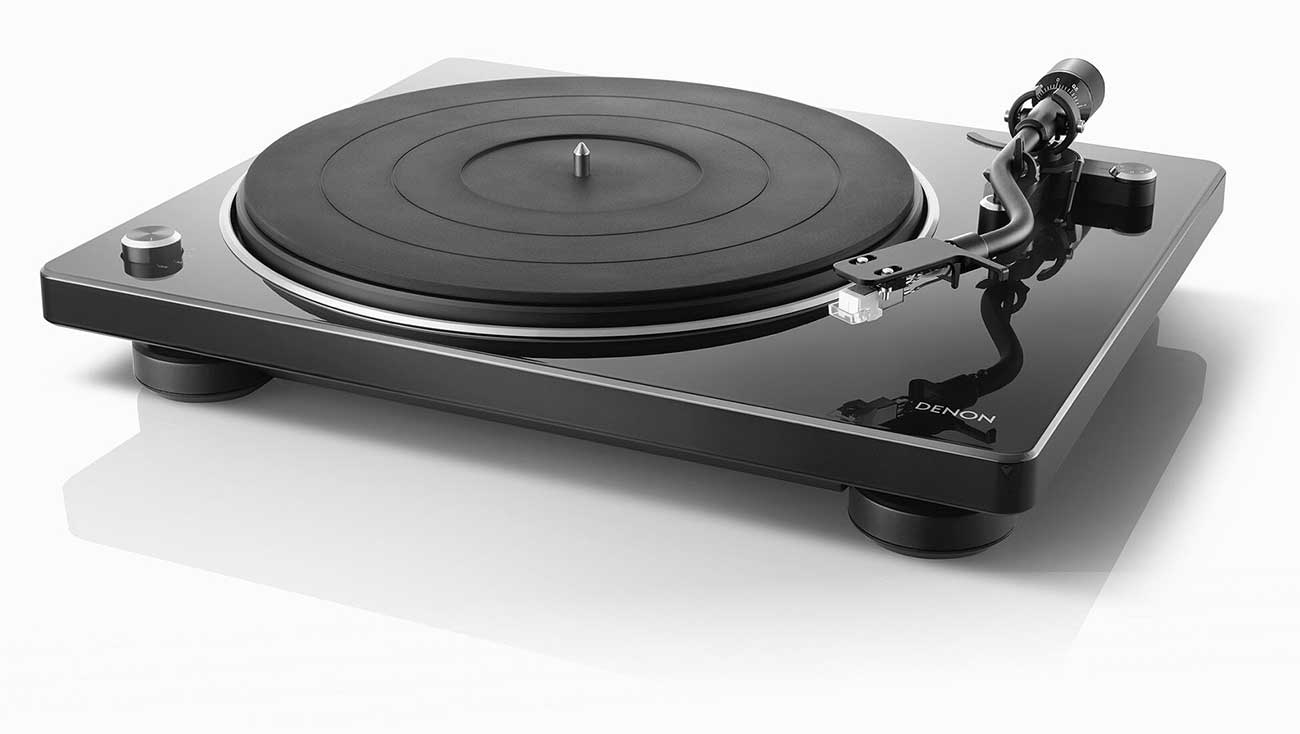 Denon Turntable Premium Belt-Driven Hi-Fi in Black