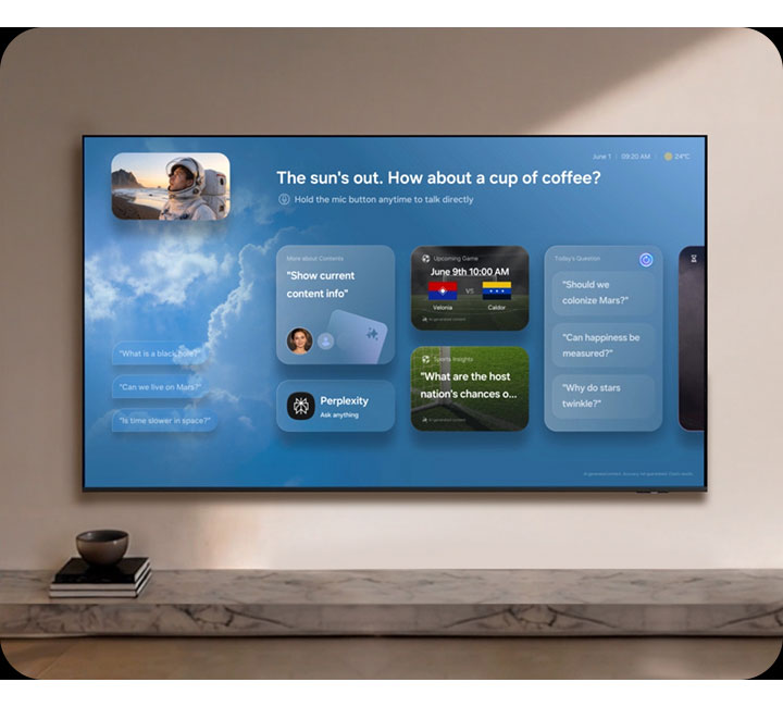 Infographic View of Samsung TV Interface
