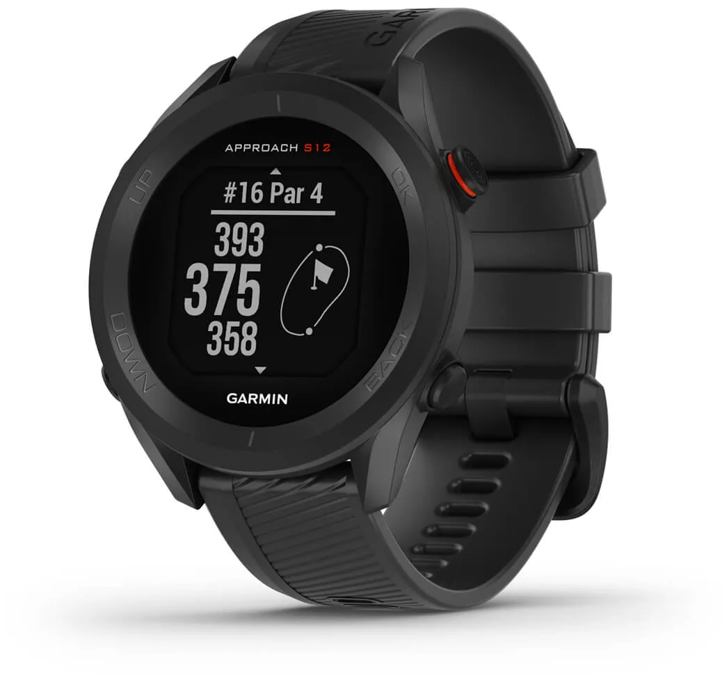 Garmin Black Approach S12 Golf Watch - 010-02472-00