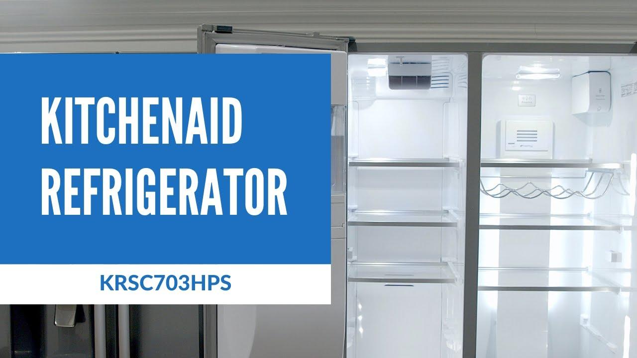 KitchenAid SideBySide Refrigerator KRSC703HPS Abt