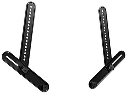 Sanus Black Soundbar Speaker Mounts (Pair) - SA405-B1