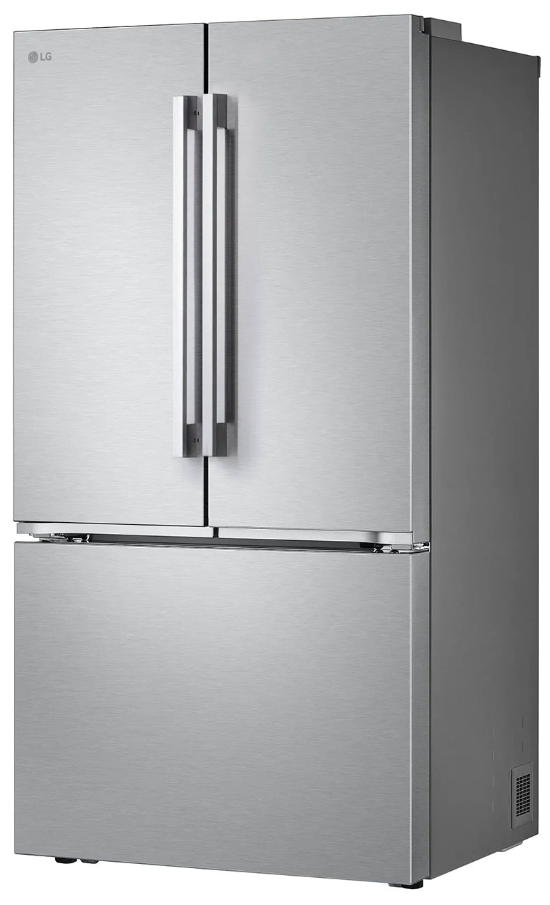 Left Angled View of LG refrigerator
