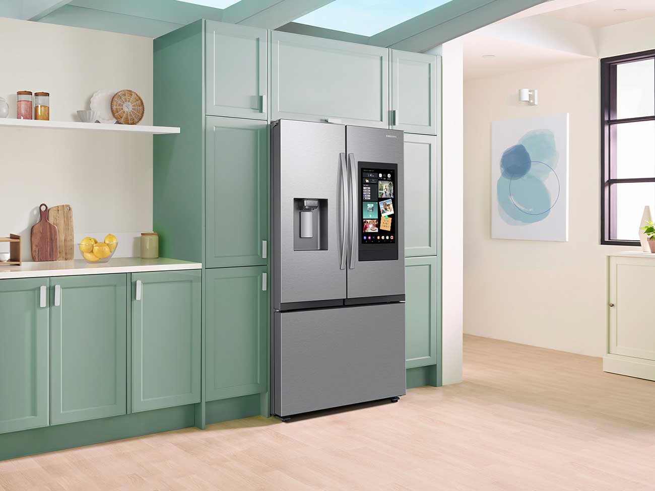 Lifestyle View of Refrigerator in Kitchen