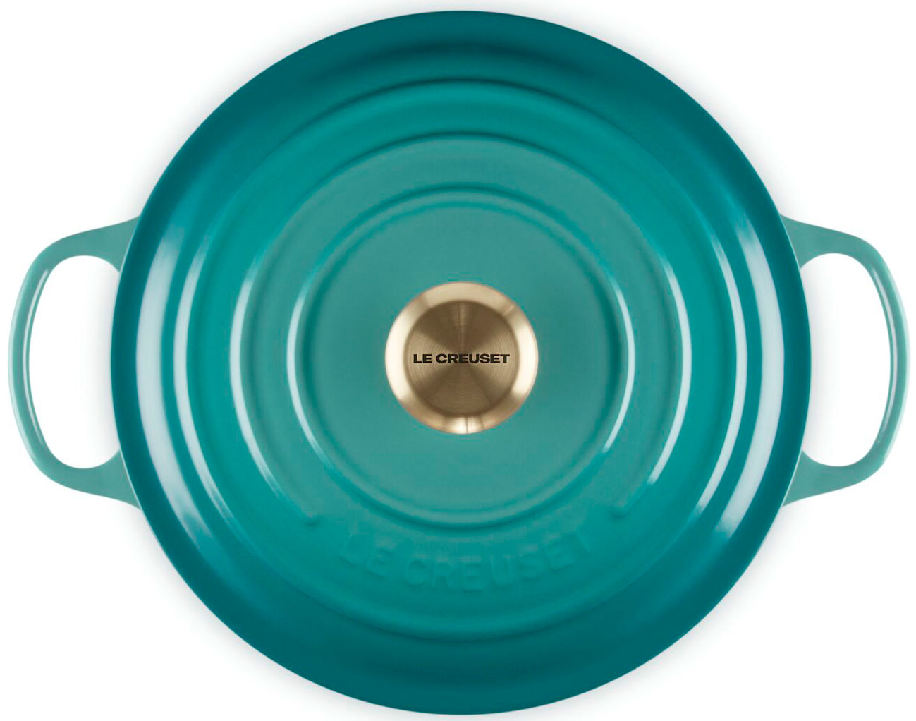Lid View of Dutch Oven