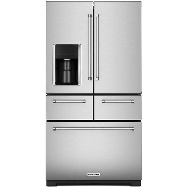 KitchenAid MultiDoor Refrigerator with Freestanding Range