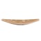 Howard Elliott Textured Aluminum Elongated Small Bowl in Gold Finish