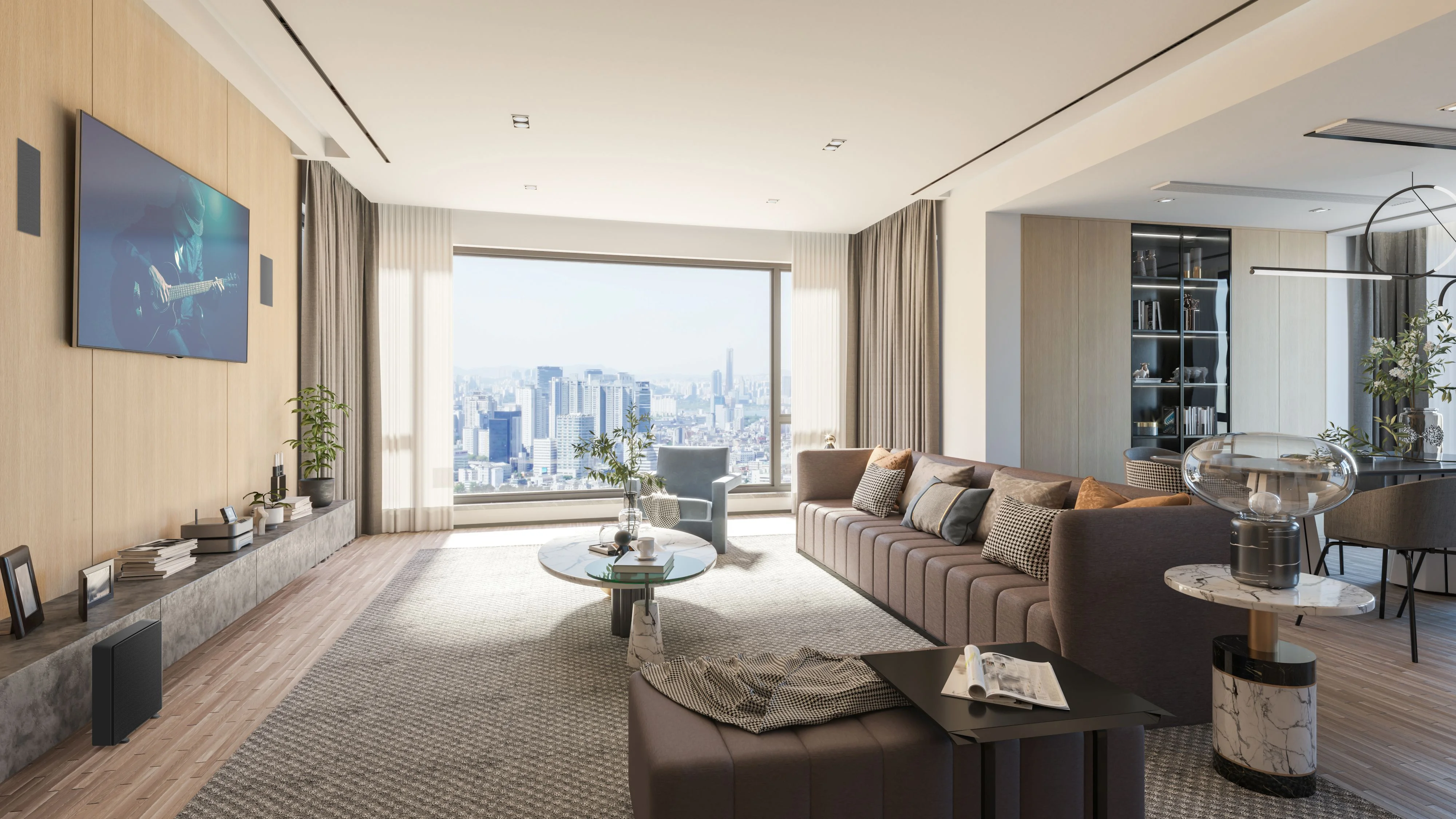 Premium Crestron control environment