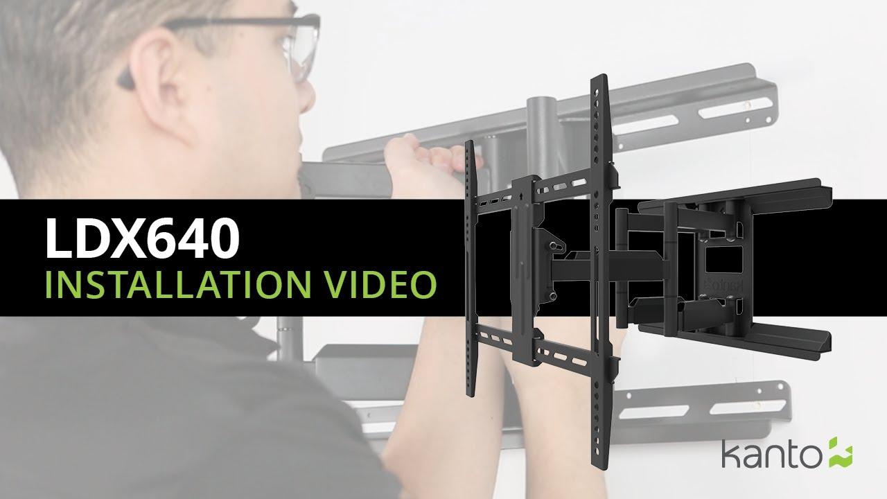 Watch LDX640 TV Mount Installation Guide | Kanto Mounts