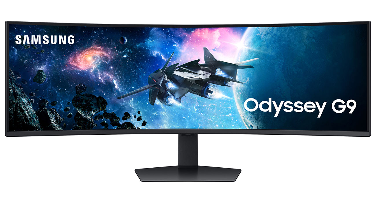 Front View of Samsung Gaming Monitor