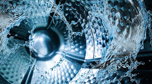 High Efficiency Washer with Water