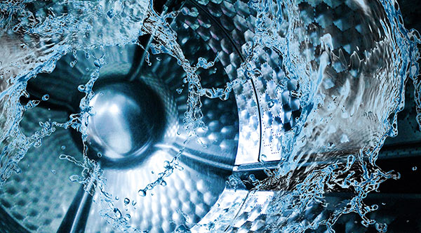 High Efficiency Washer with Water