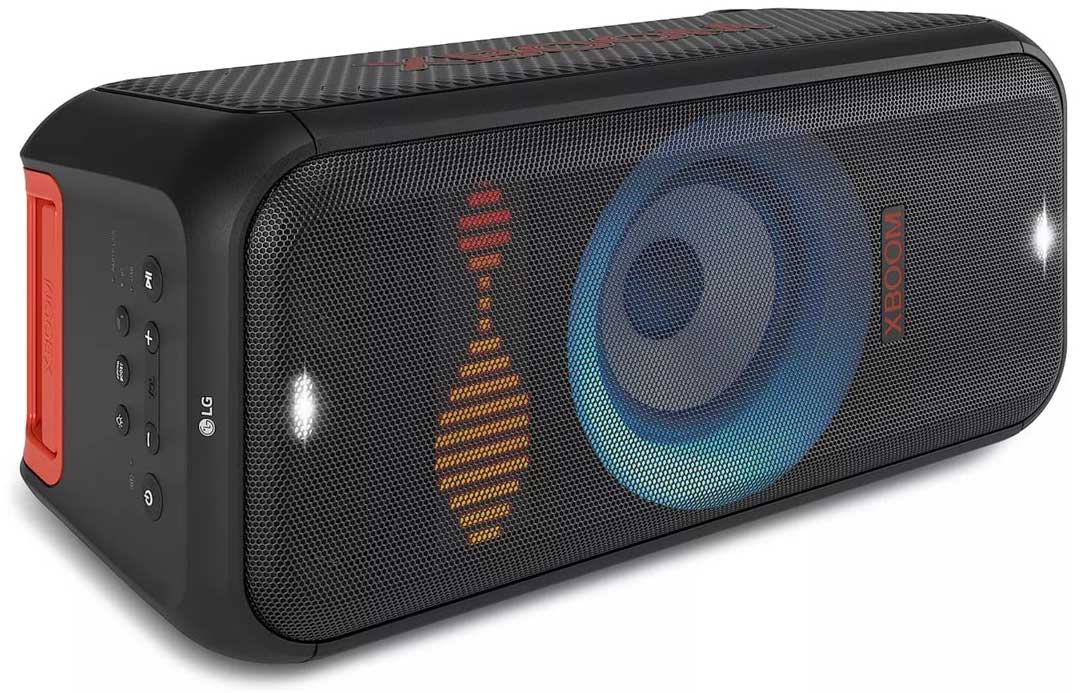 Dynamic Side View Of The Speaker