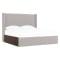 Hooker Furniture Archives Upholstered Panel Rails - Queen|King - in Chocolate Velvet Fabric