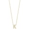 Roberto Coin 18K Yellow Gold Tiny Treasures Love Letter K Pendant With Diamonds