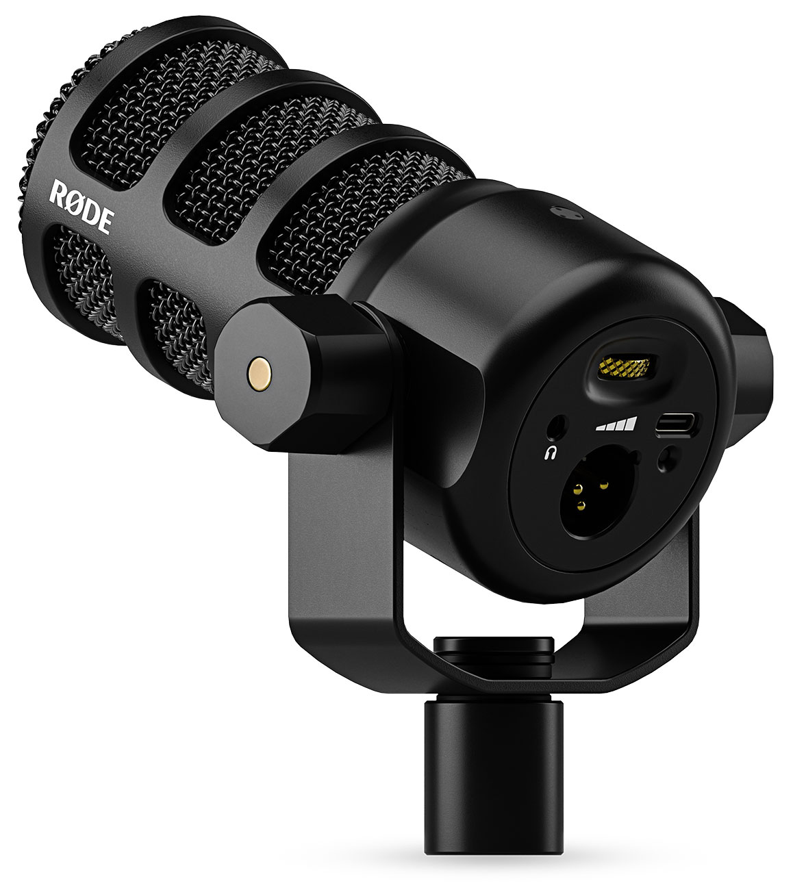 Dynamic Back View Of The Microphone