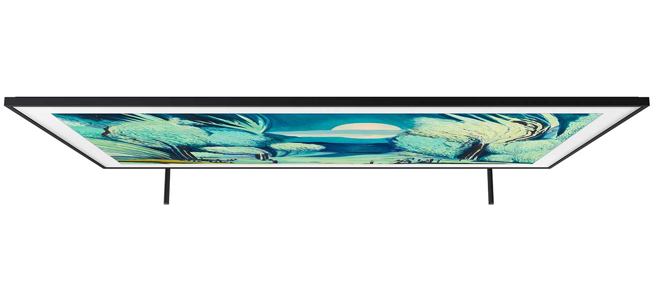 Top View Of The TV, On Stand