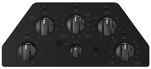 GE 30" Black KnobControl Electric Cooktop JEP5030DTBB Abt
