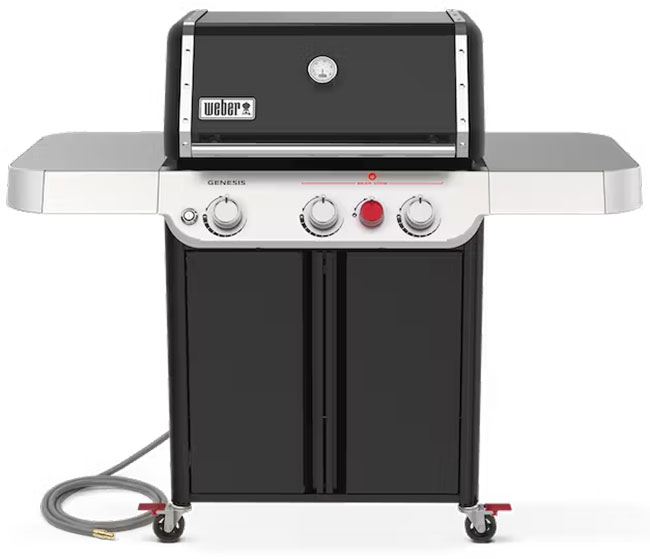 Front of Weber Grill in Black.
