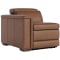 Bernhardt Lioni Left Arm Power Motion Chair in Brown Leather