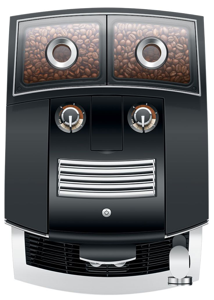 Top  View of Jura Coffee and Espresso Machine