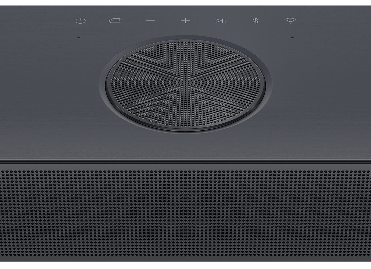 Closeup View of Upfiring Speaker