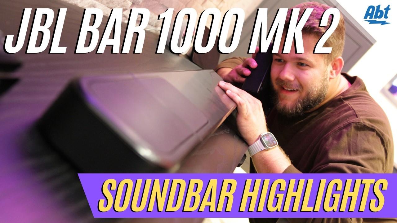 Watch JBL Bar 1000 MK2 Soundbar Highlights