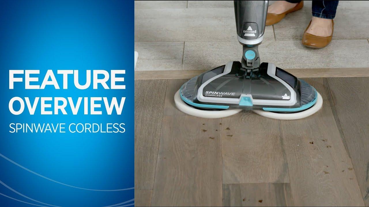 Watch SpinWave Cordless Hard Floor Spin Mop Feature Overview
