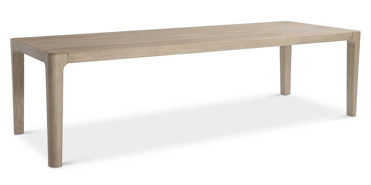Bernhardt Edenton Outdoor Dining Table, 108" in Sea Oat