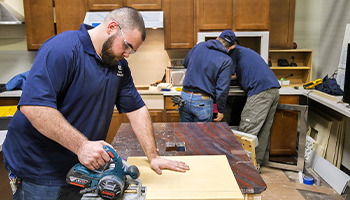 Cabinet, Brick, & Granite Modifications