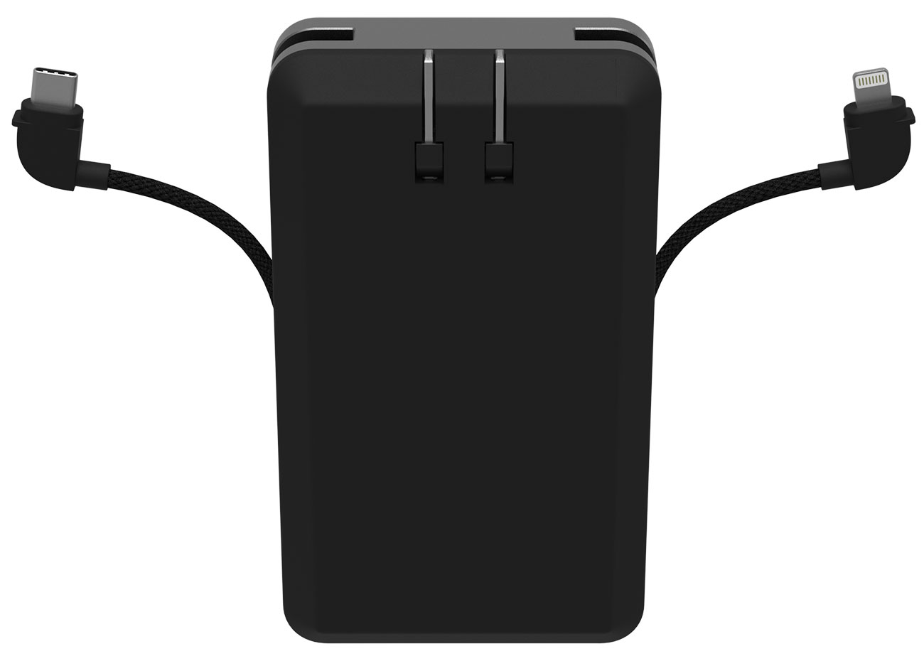 Rear View Of Mophie Charger with Cables