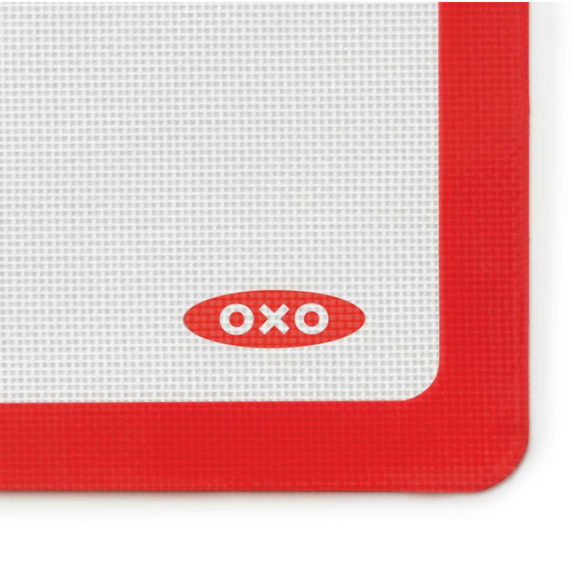 Closeup View of OXO Baking Mat Corner