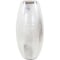 Howard Elliott The Sivas Glass Short Vase with Silver Accents
