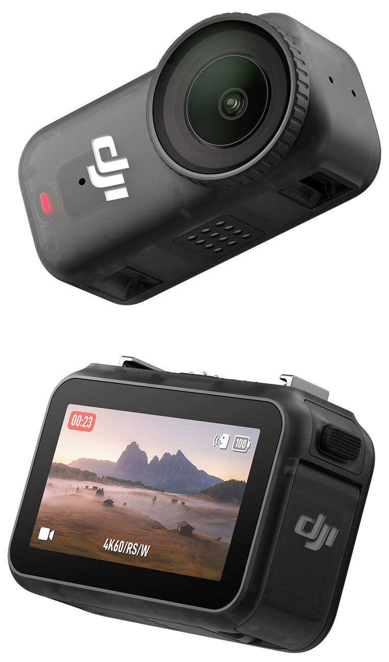 Front View of DJI Action Camera 