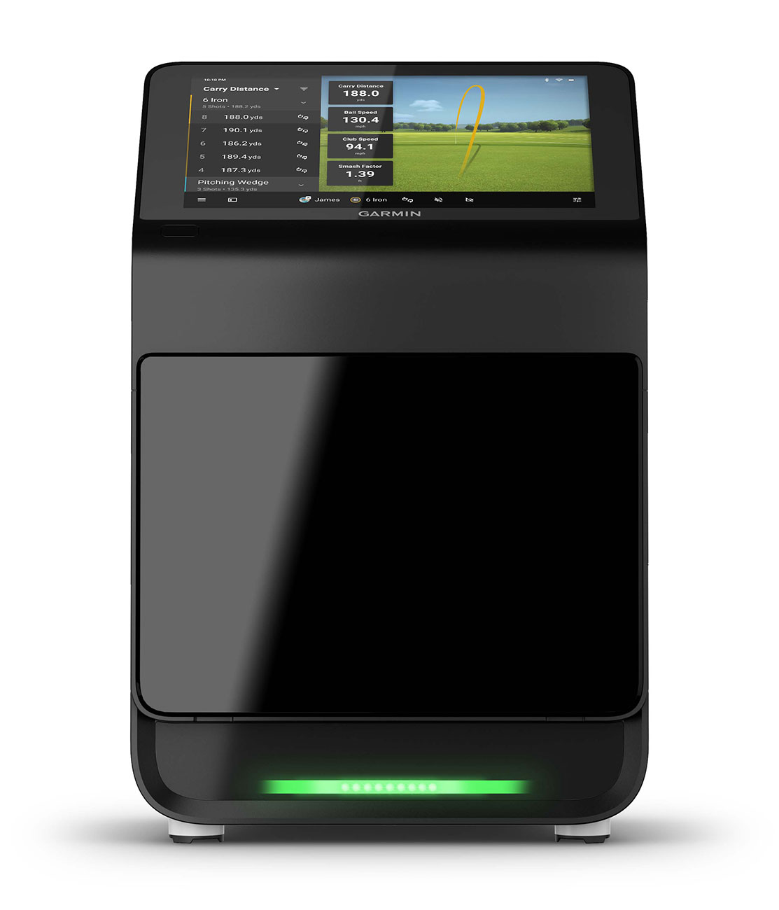 Front view of Golf Launcher & Simulator