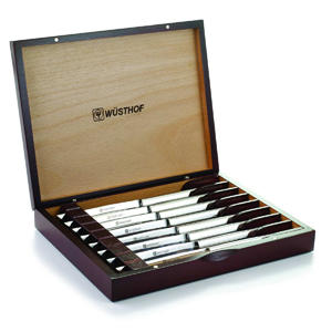 Wusthof 8-Piece Steak Knife Set with Wooden Box - 9468